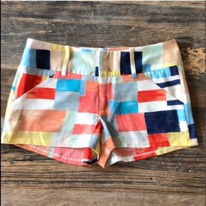 Alice + Olivia Silk Watercolor Shorts Size 0